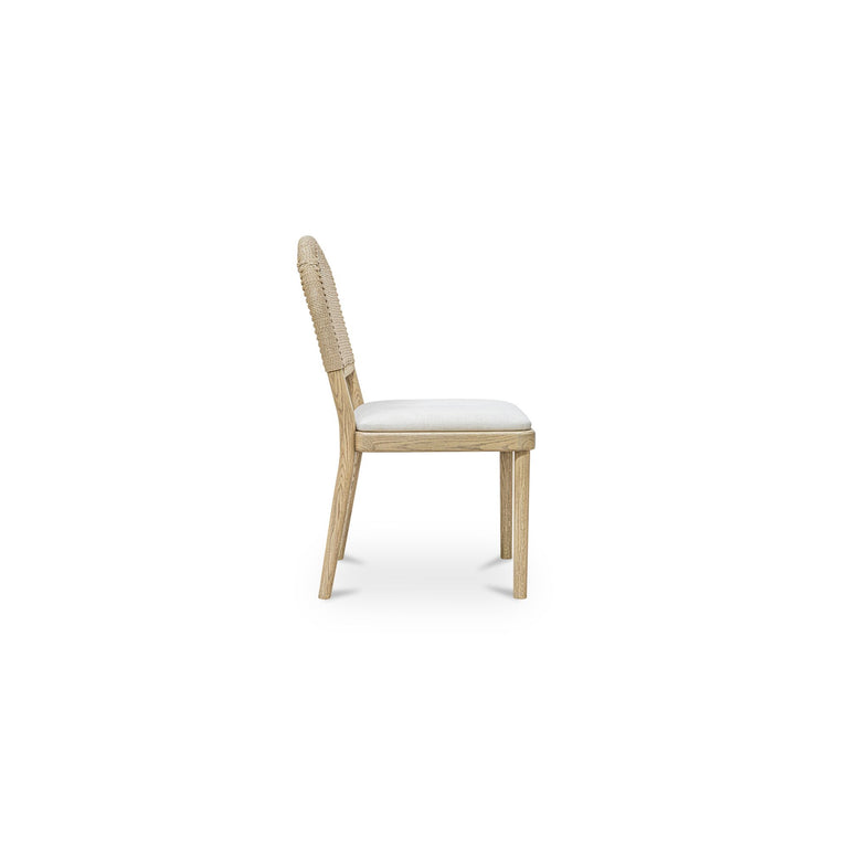 CLAIRE DINING CHAIR NATURAL-SET OF TWO