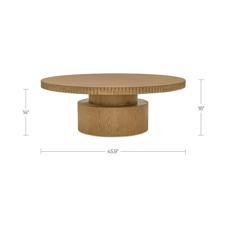 LEIGH COFFEE TABLE BROWN