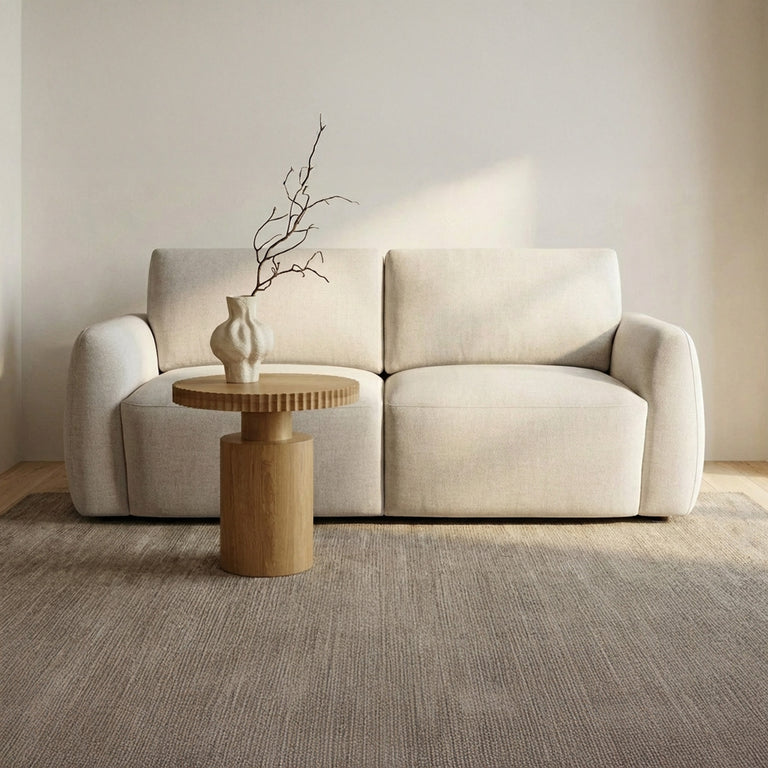 LEIGH SIDE TABLE BROWN