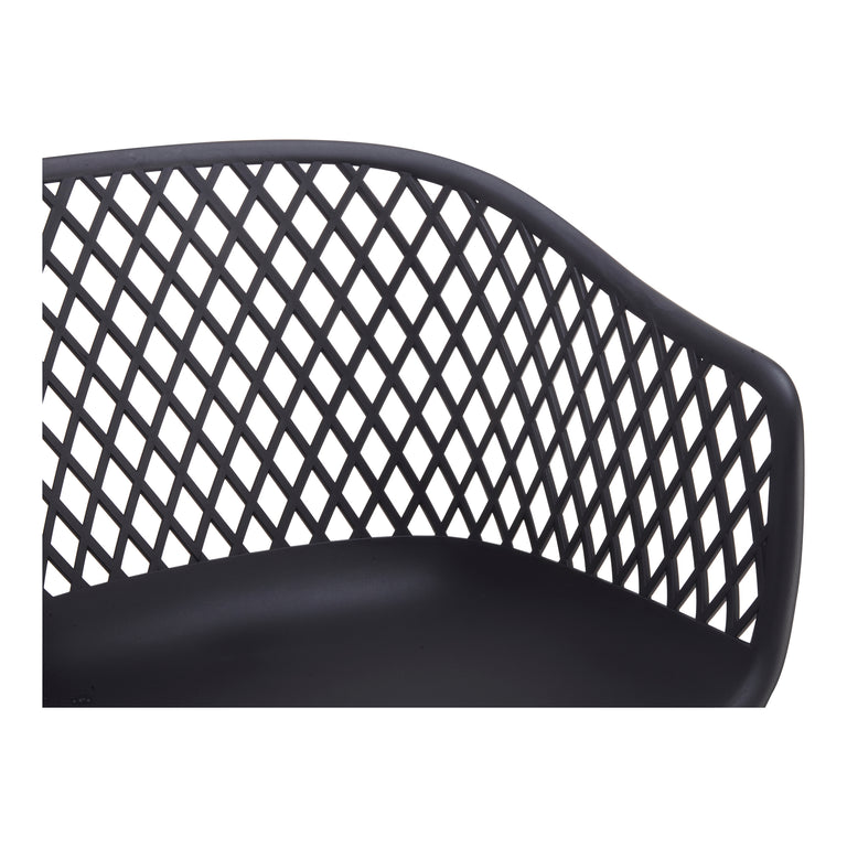 PIAZZA OUTDOOR CHAIR BLACK - SET OF TWO