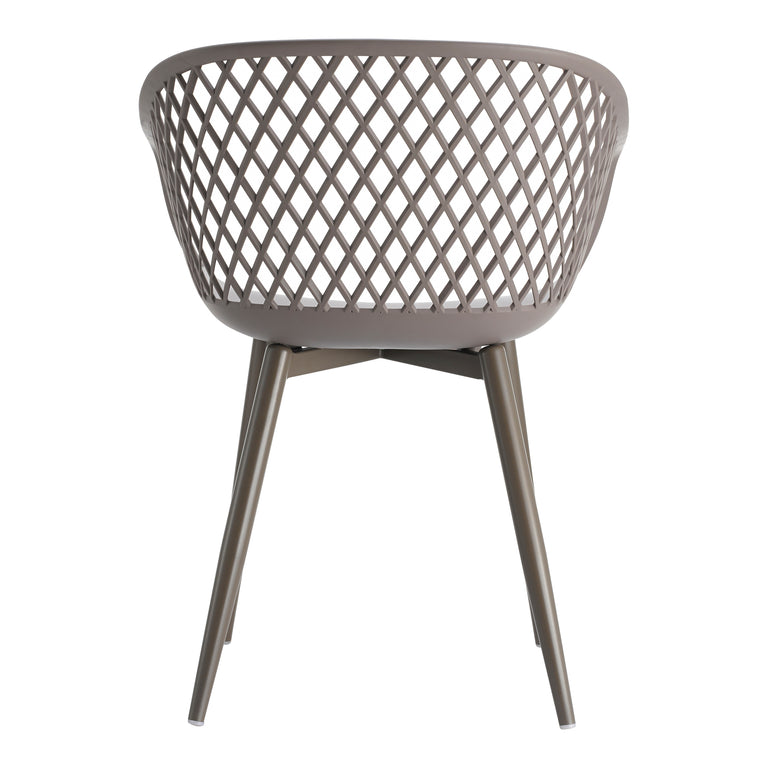 PIAZZA OUTDOOR CHAIR BLACK - SET OF TWO