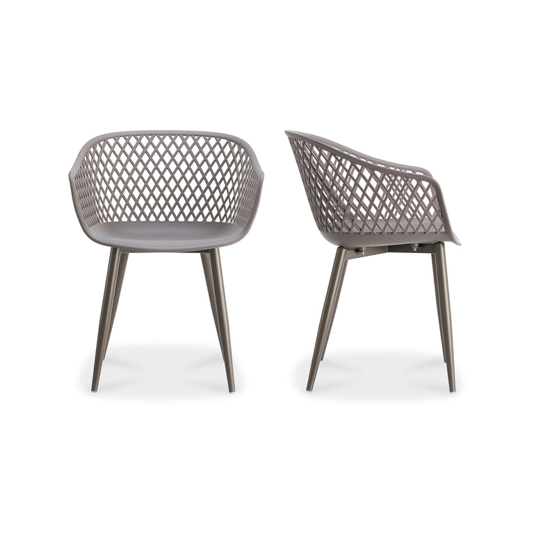 PIAZZA OUTDOOR CHAIR BLACK - SET OF TWO