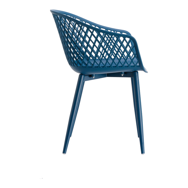 PIAZZA OUTDOOR CHAIR BLACK - SET OF TWO