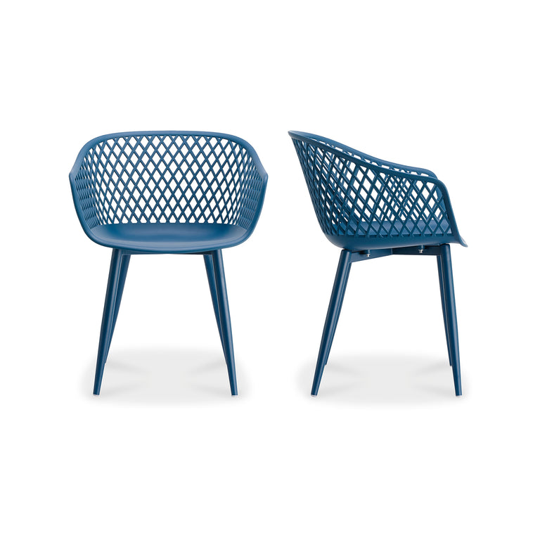 PIAZZA OUTDOOR CHAIR BLACK - SET OF TWO