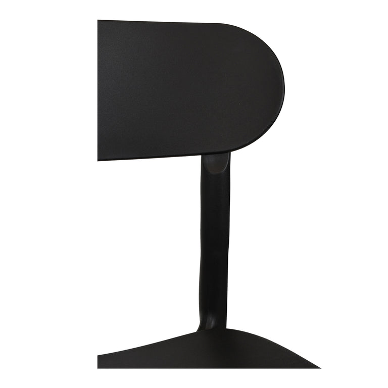 KENT OUTDOOR DINING CHAIR BLACK - SET OF TWO