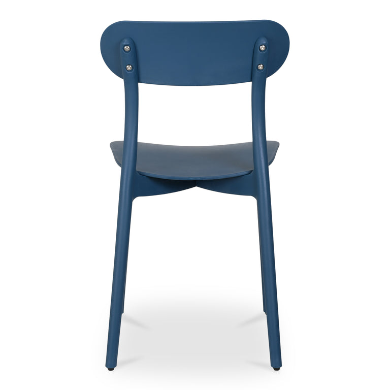 KENT OUTDOOR DINING CHAIR BLACK - SET OF TWO