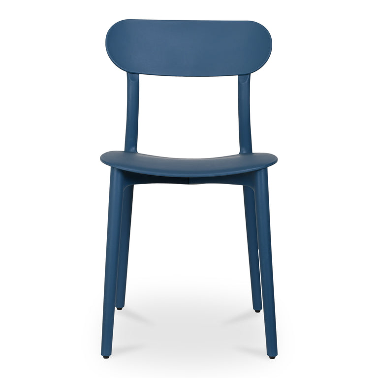 KENT OUTDOOR DINING CHAIR BLACK - SET OF TWO