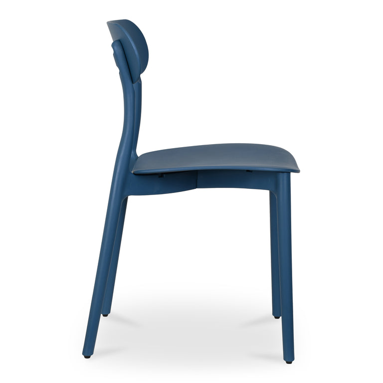 KENT OUTDOOR DINING CHAIR BLACK - SET OF TWO