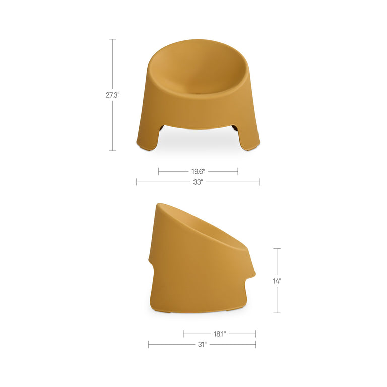 NOLLA OUTDOOR ACCENT CHAIR GREEN-SET OF TWO