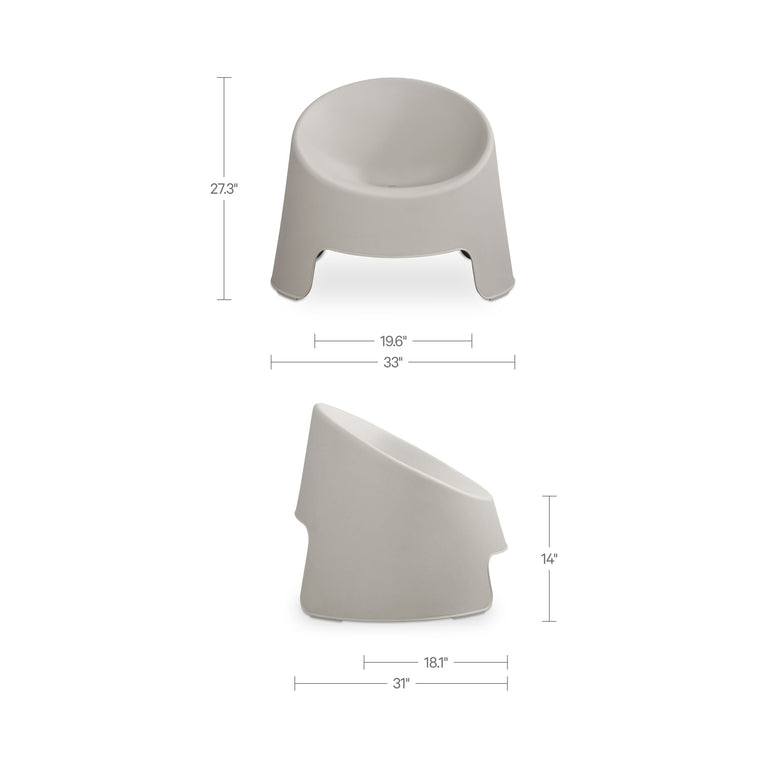 NOLLA OUTDOOR ACCENT CHAIR GREEN-SET OF TWO