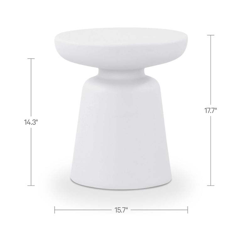 RUTH OUTDOOR SIDE TABLE BLACK