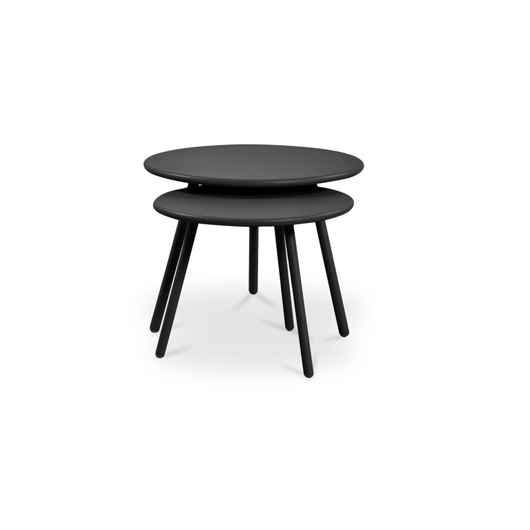 KARI OUTDOOR NESTING COFFEE TABLE BLACK