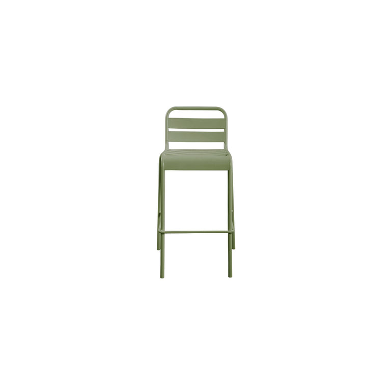 KADE OUTDOOR BAR STOOL GREEN-SET OF TWO