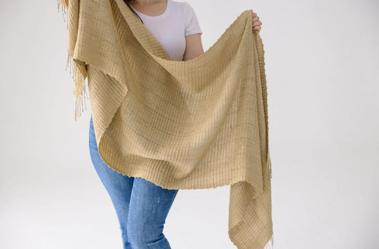 QUEEN SABA HANDWOVEN ETHIOPIAN SILK SHAWL | APPAREL