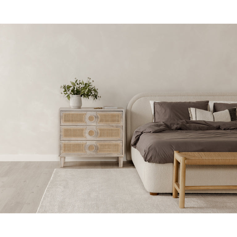 COLIN KING BED OATMEAL