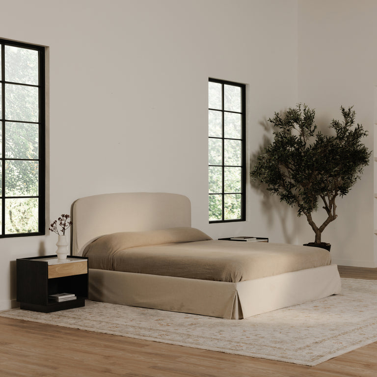 JOAN KING STORAGE BED CREAM