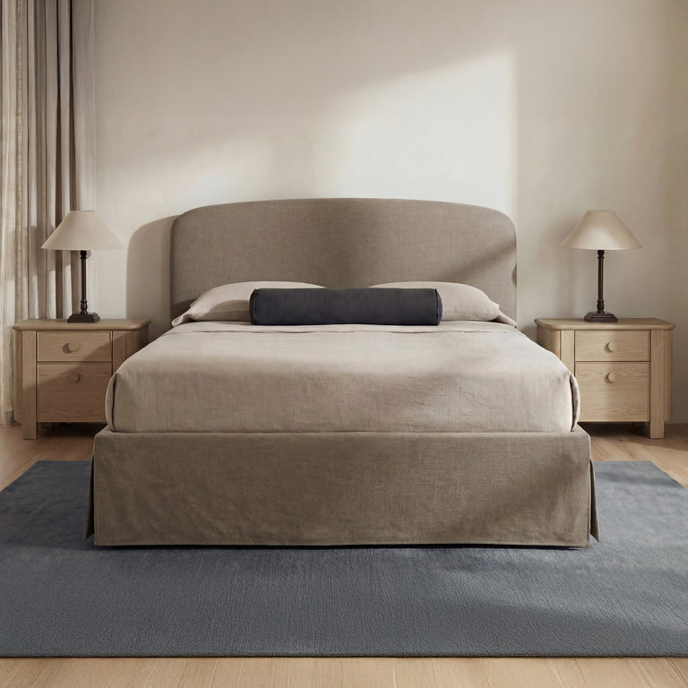 JOAN KING STORAGE BED CREAM