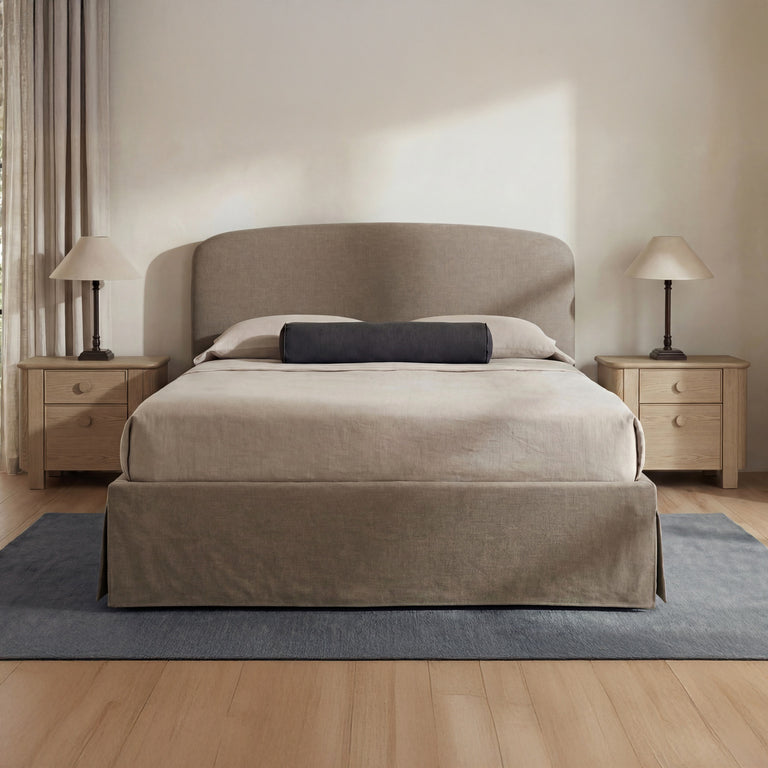 JOAN KING STORAGE BED CREAM