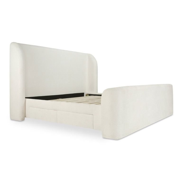 SOPHIA KING STORAGE BED BROWN