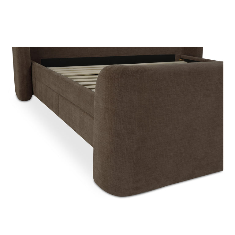 SOPHIA KING STORAGE BED BROWN