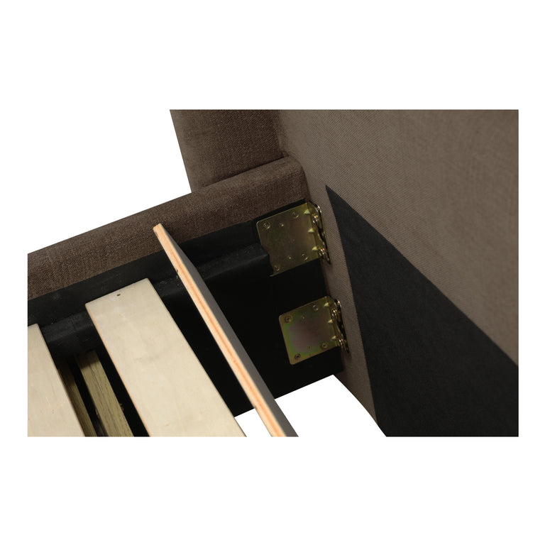 SOPHIA KING STORAGE BED BROWN