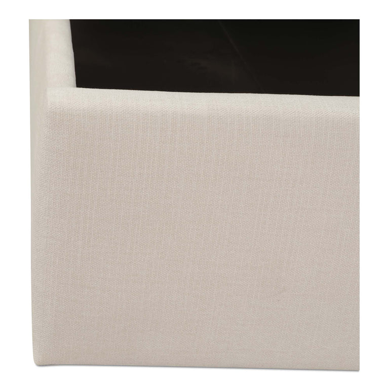SEBASTION KING STORAGE BED CREAM