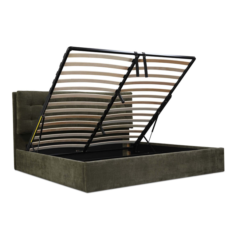 SEBASTION KING STORAGE BED CREAM