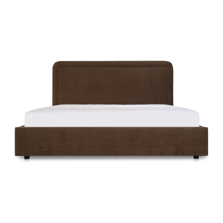 SIMON KING STORAGE BED BROWN