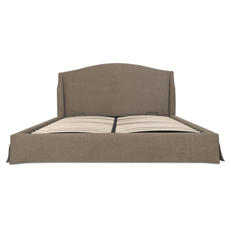 WESTON KING STORAGE BED BROWN