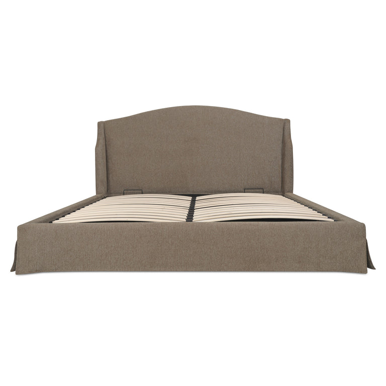 WESTON KING STORAGE BED BROWN