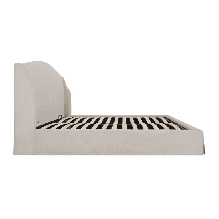 WESTON KING STORAGE BED BROWN