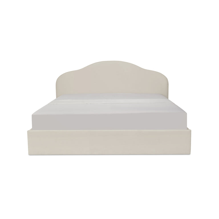 MAGGIE KING STORAGE BED CREAM