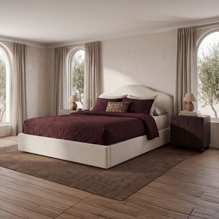 MAGGIE KING STORAGE BED CREAM