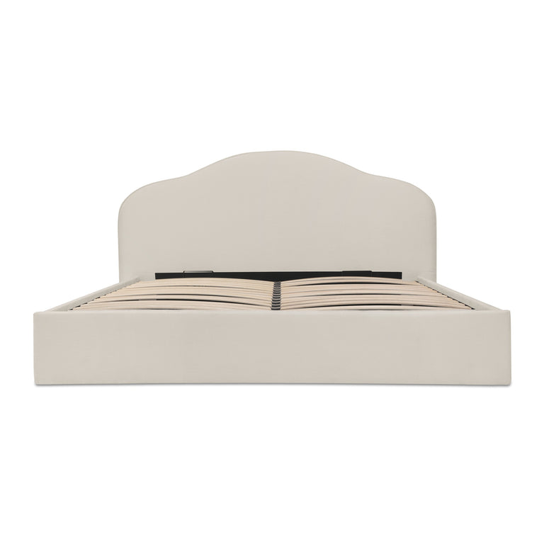 MAGGIE KING STORAGE BED CREAM