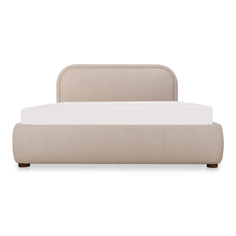 COLIN KING STORAGE BED LIGHT BROWN