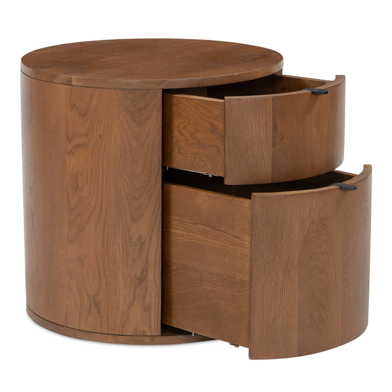 THEO 1 DRAWER NIGHTSTAND BROWN