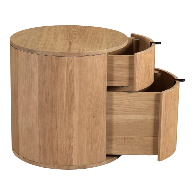 THEO 1 DRAWER NIGHTSTAND BROWN