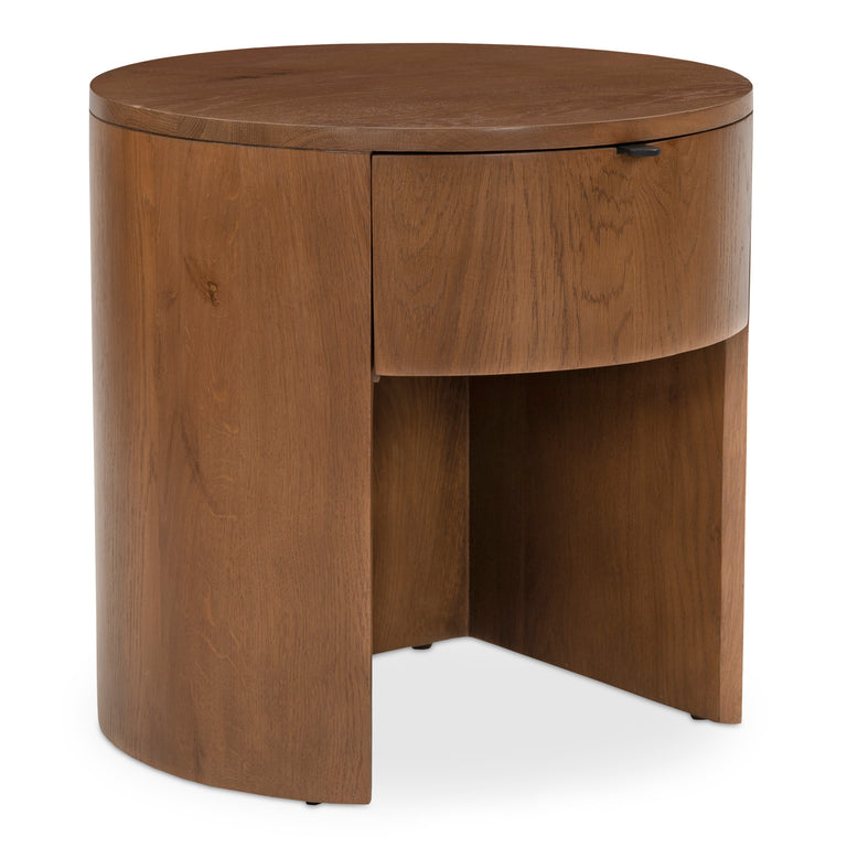 THEO 1 DRAWER NIGHTSTAND BROWN