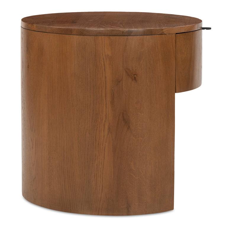 THEO 1 DRAWER NIGHTSTAND BROWN