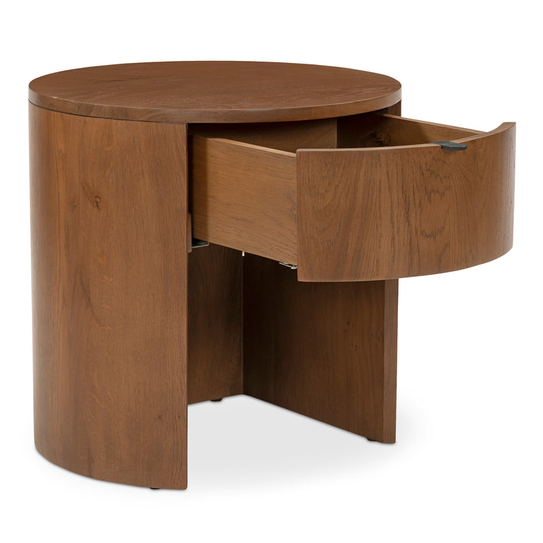 THEO 1 DRAWER NIGHTSTAND BROWN