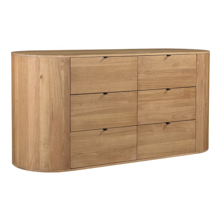 THEO 6 DRAWER DRESSER NATURAL