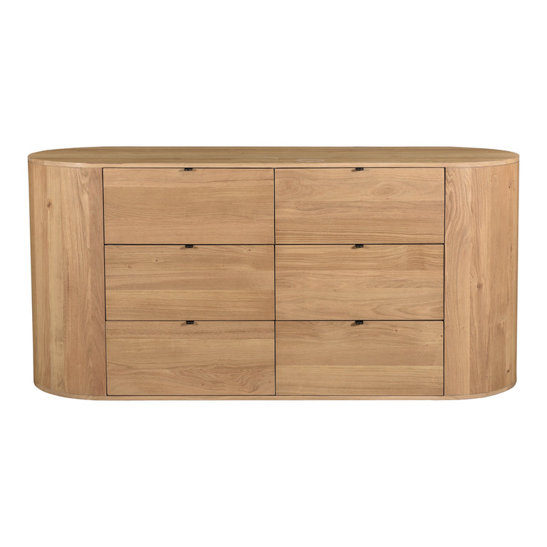 THEO 6 DRAWER DRESSER NATURAL