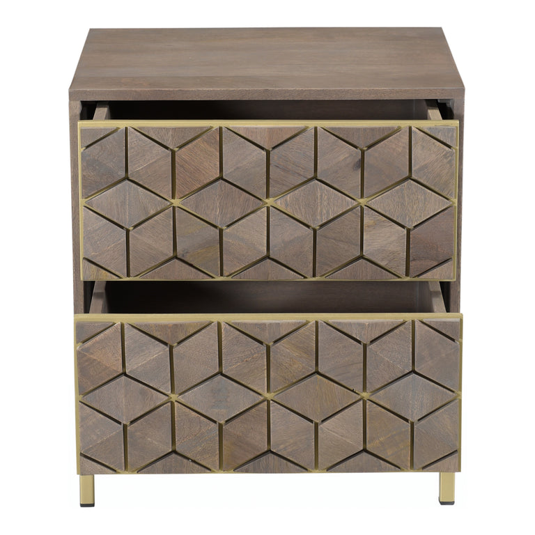 COROLLA NIGHTSTAND LIGHT GREY