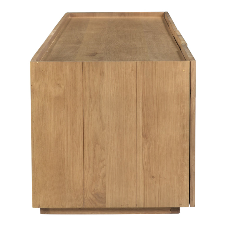 PLANK MEDIA CABINET NATURAL