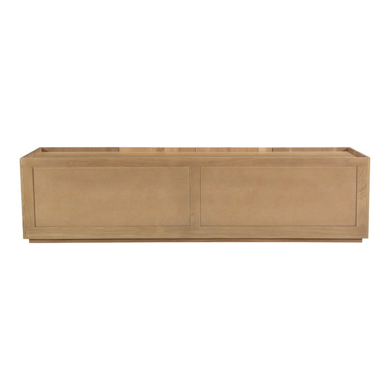 PLANK MEDIA CABINET NATURAL