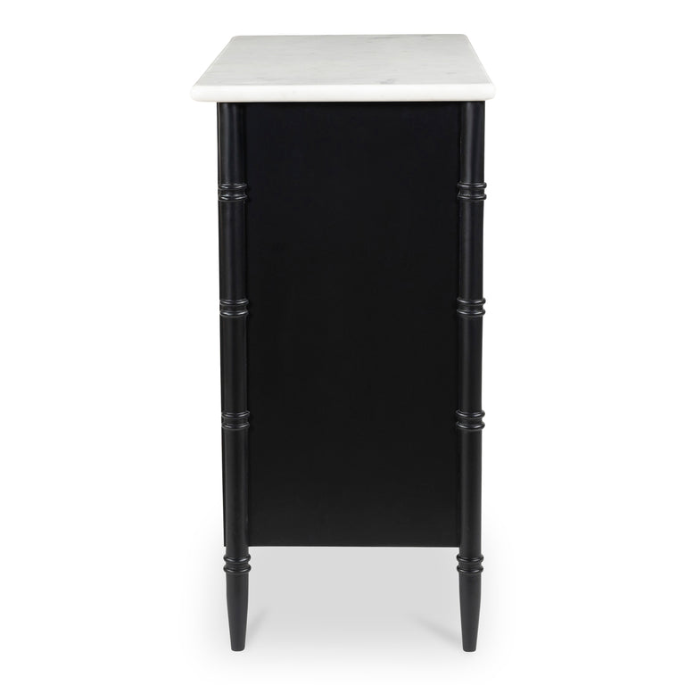 ELEANOR 5 DRAWER CHEST BLACK