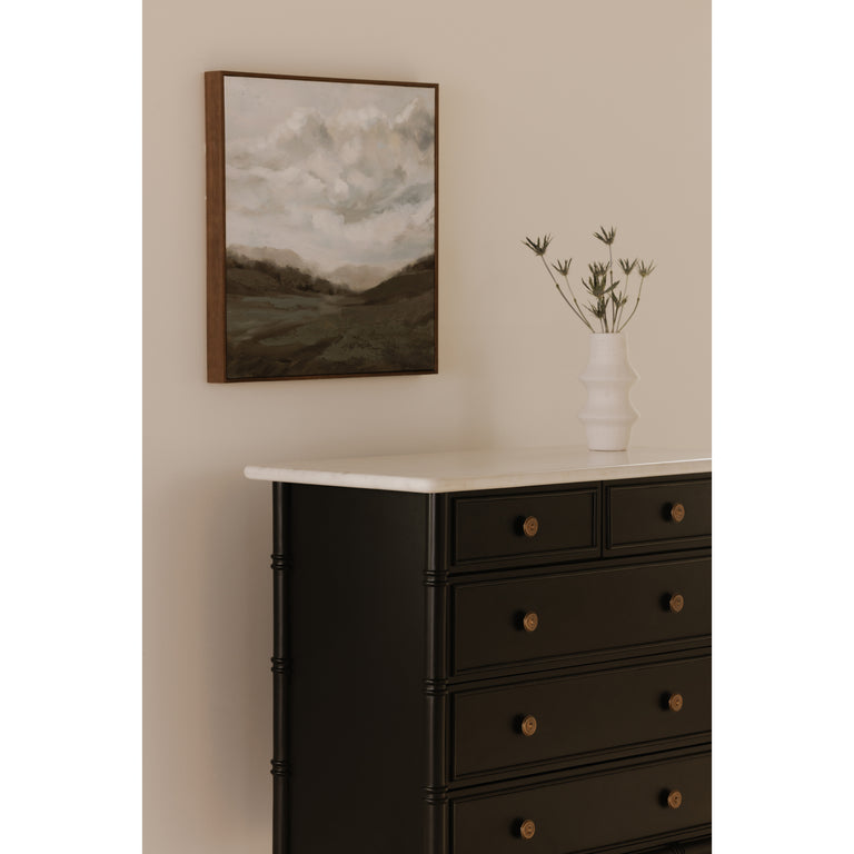 ELEANOR 5 DRAWER CHEST BLACK