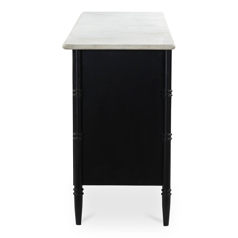 ELEANOR 5 DRAWER CHEST BLACK