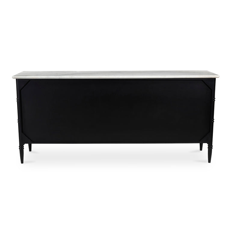 ELEANOR 5 DRAWER CHEST BLACK