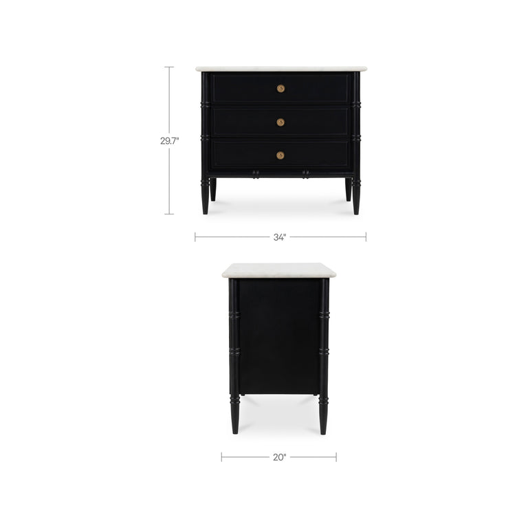 ELEANOR NIGHTSTAND BLACK